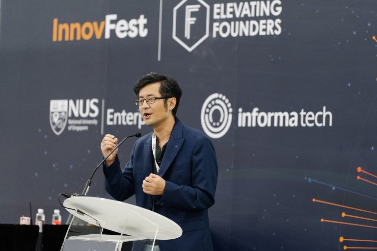 Read more about the article Dr. Shen Speaks at InnovFest x Elevating Founders